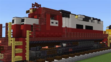 Minecraft Western Maryland GP40 Locomotive Tutorial YouTube