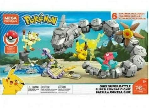 Mega Construx Pokémon Onix Master Battle Building Set Fvr55 For Sale