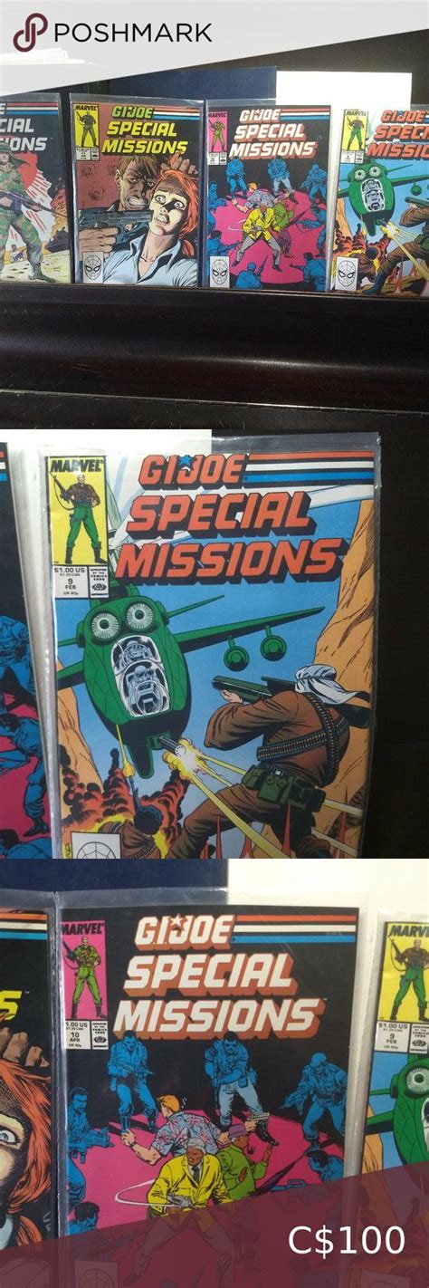 Vtg Marvel Gi Joe Special Missions Comics Gi Joe Comic Books Comic