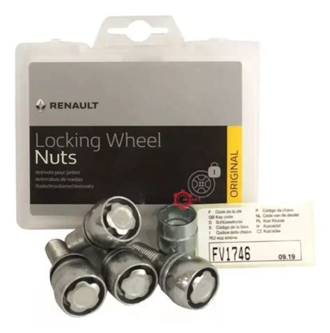 Birlos De Seguridad Originales Renault Para Oroch Cualq A O