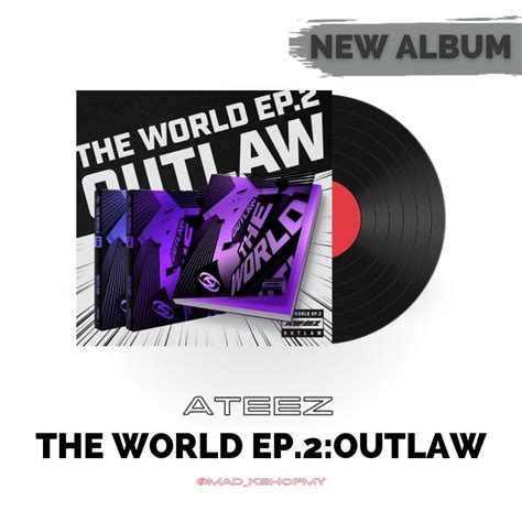 Free Postage Ateez The World Ep Outlaw Hobbies Toys