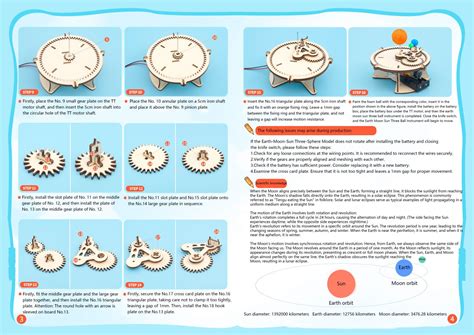 DIY Wooden Earth Moon Sun Model Kits STEM Kits from ICStation on Tindie