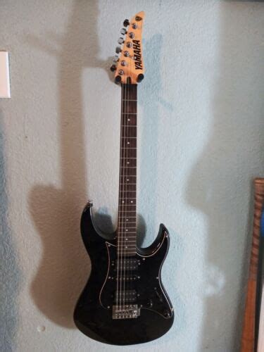 Vintage 1998 Yamaha Rgz 112p Electric Guitar Black