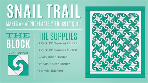 Snail Trail Quilt | Missouri Star Blog