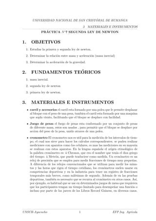 Segunda Ley De Newton PDF