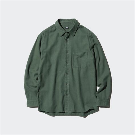 Flannel Regular Fit Shirt Regular Collar Uniqlo Eu