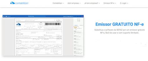 Contabilizei Lança Emissor Gratuito De Nota Fiscal Eletrônica Nfe