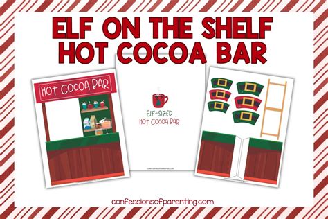 Elf On The Shelf Hot Cocoa Bar Printable