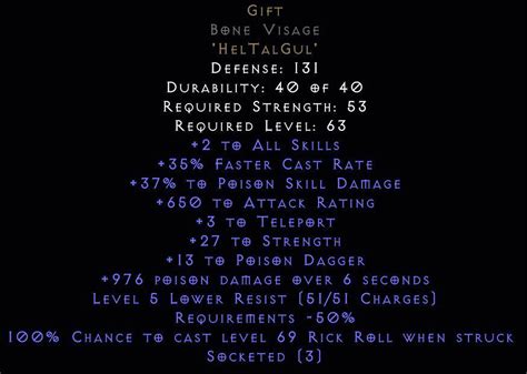 Patch 2.4 New helm runeword: Gift : r/Diablofunny