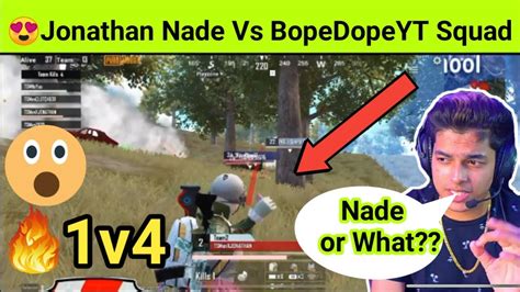 Jonathan Nade😍 Vs Bopedopeyt Squad T1 Scrim 🔥🔥 Youtube