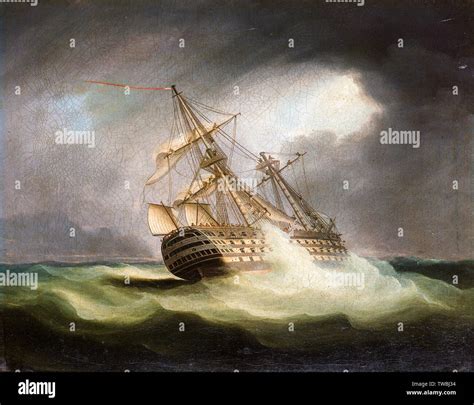 Hms victory painting hi-res stock photography and images - Alamy