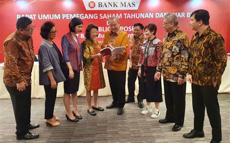 Gelar Rupst Bank Mas Tunjuk Komut Baru Infobanknews