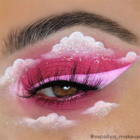 Cloud Spun In 2021 Crazy Makeup Eye Makeup Designs Creative Eye Makeup