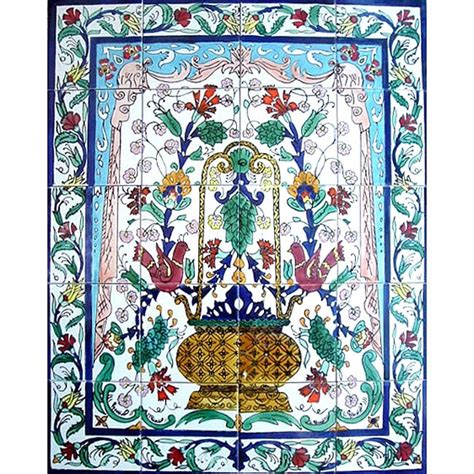 Mosaic Garden Decor 20-tile Ceramic Wall Mural - Overstock™ Shopping ...