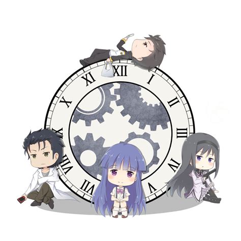 Akemi Homura Furude Rika Natsuki Subaru And Okabe Rintarou Mahou