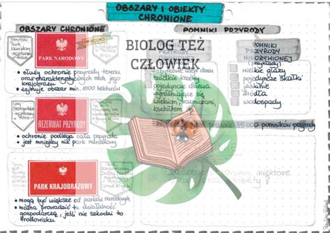 Obszary I Obiekty Chronione Parki Rezerwaty Pomniki Przyrody