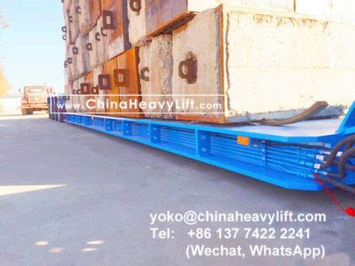 Compatible Goldhofer THP SL Chinaheavylift Produce 200 Ton Drop Deck