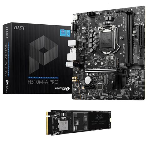 MSI H510M A PRO Fox Spirit PM18 M 2 2280 PCIE NVME 240 GB Carte