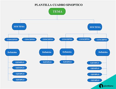 Cuadro Sinóptico En Word Qué Es Y Plantillas Gratis 2023