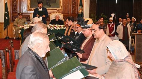 Khyber Pakhtunkhwa Caretaker Cabinet Sworn In