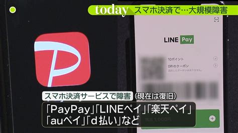 「ぺイペイ」など一部スマホ決済で障害発生（2020年2月12日掲載）｜日テレnews Nnn