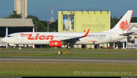 HS LTL Thai Lion Air Boeing 737 9GPER WL Photo By SOMPOL JUNLAMART