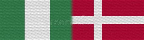 Denmark Y Nigeria Marca De Textura De Tela Nigeriana Ndash 3d