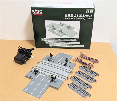 Kato 20 652 Kato 自動踏切s基本セット複線化セット 動作未確認 コード欠品有り ジャンク線路｜売買されたオークション情報