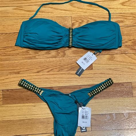 Despi Swim Despi Swimwear Menthol Sea Blue Brazilian Bikini Set