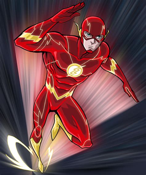 Fashion And Action The Flash Barry Allen Art Gallery