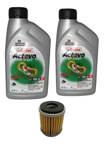 Kit Mantencion Fz25 Castrol Semi S 10w40 Filtro Envio Gratis Cuotas