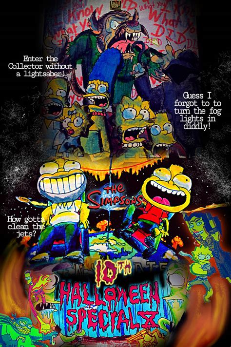 The Simpsons Treehouse Of Horror X Poster By Wilduda On Deviantart