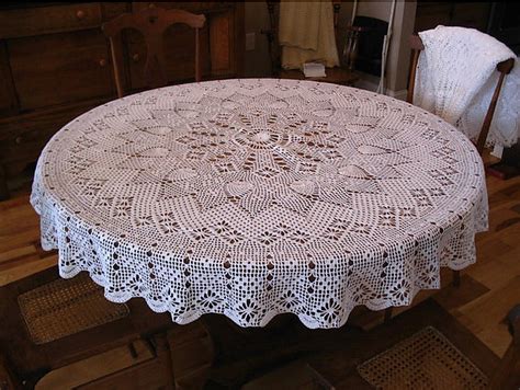 Round Tablecloth Engagement Pattern By Elizabeth Hiddleson Crochet