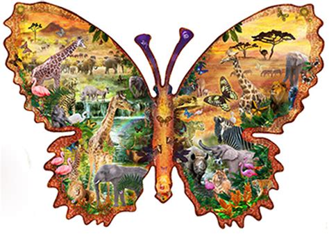 Xxl Teile African Butterfly Teile Sunsout Puzzle Online Kaufen