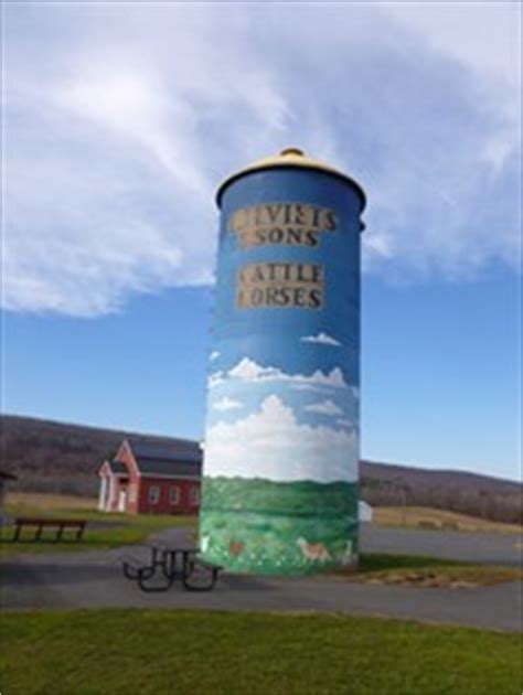 L H Viets Sons East Granby Ct Solitary Silos On Waymarking