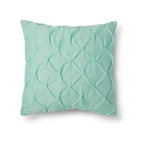 Xhilaration Decorative Pillow Turquoise Twist Tuck Pillows College Decorative Pillows Throw