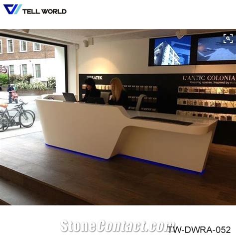 Factory Solid Surface Modern Clinic Reception Desk from China ...