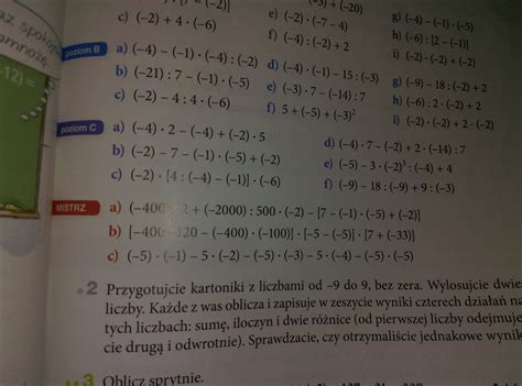 Poziom C Matematyka z kluczem str 169 zad 1 klasa 6 Proszę o szybką