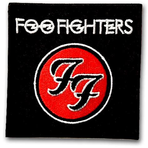 Foo Fighters Patch Embroidered Alternative Rock Band Applique Emblem