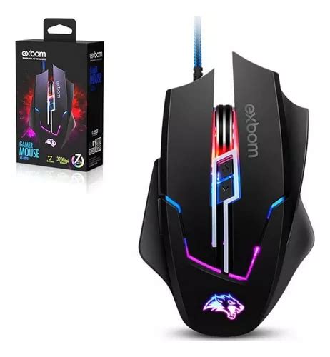 Mouse Gamer Para Jogo Ptico Led Rgb Usb Pc Videogame Frete Gr Tis