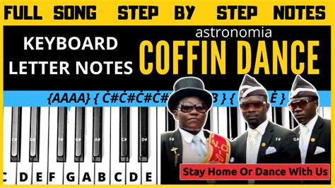 Coffin Dance Meme Song Easy Keyboard Piano Notes Mj Music Notes