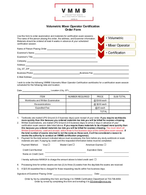 Fillable Online Vmoc Exam Order Formdocx Fax Email Print Pdffiller