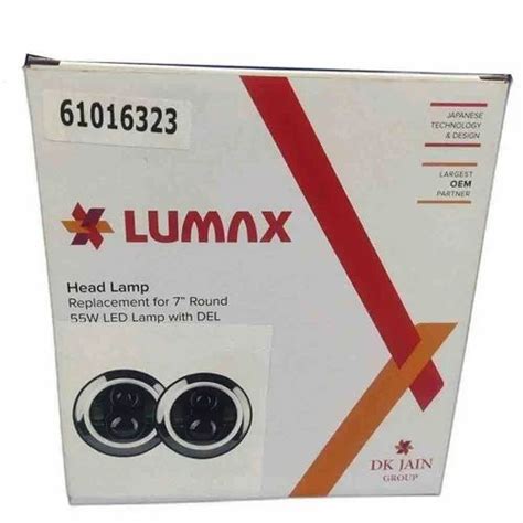 Abs Plastic White Lumax Automotive Head Light For Thar For Automobile