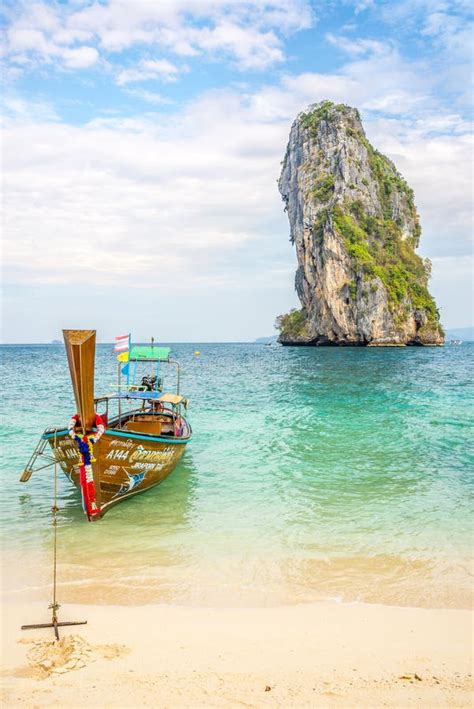 View At The Ko Ma Tang Ming Island From Poda Island In Andaman Sea Near