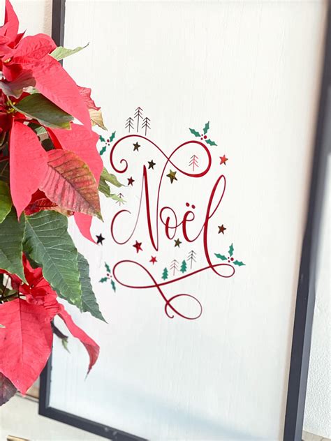 DIY Noël Sign for Christmas Decor * sparkle living blog