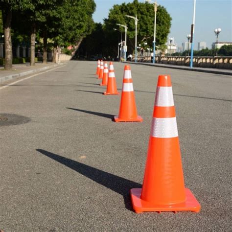 Yescom Pvc Traffic Cones Road Overlap Beach Pool Guide Parking School