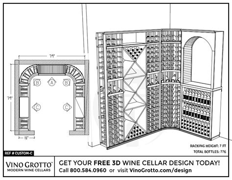 Wine Cellar Design Services by Vino Grotto - Free 3D Design