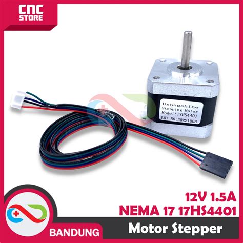 Jual Nema 17 17hs4401 Stepper Motor 42 40mm 12v 15a Plus Kabel