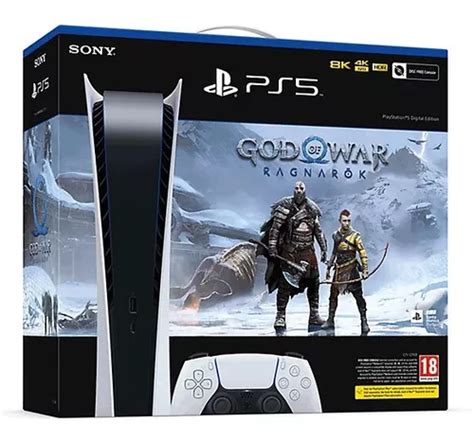 Sony Playstation 5 Digital 825gb God Of War Ragnarok Bundle Color Blanco Y Negro en venta en ...