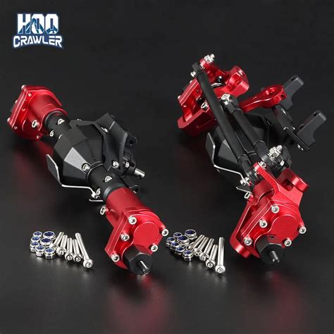 Hoocrawler Front And Rear Portal Axle Cnc Aluminum Alloy Anodized For